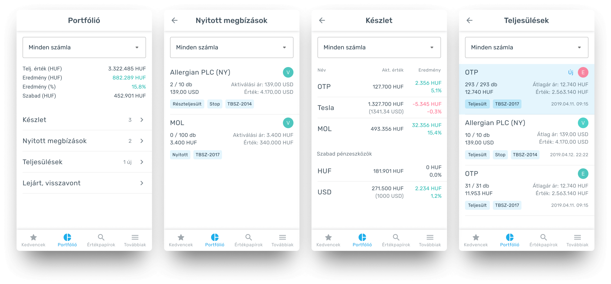 Multi account portfolio